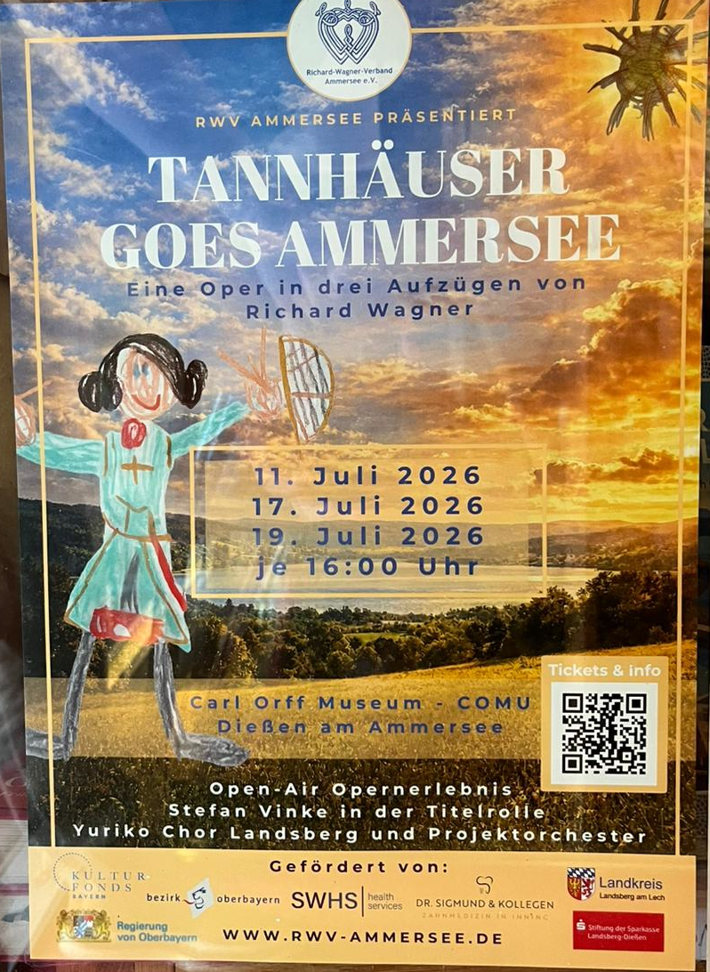 Plakat "Tannhäuser goes Ammersee"